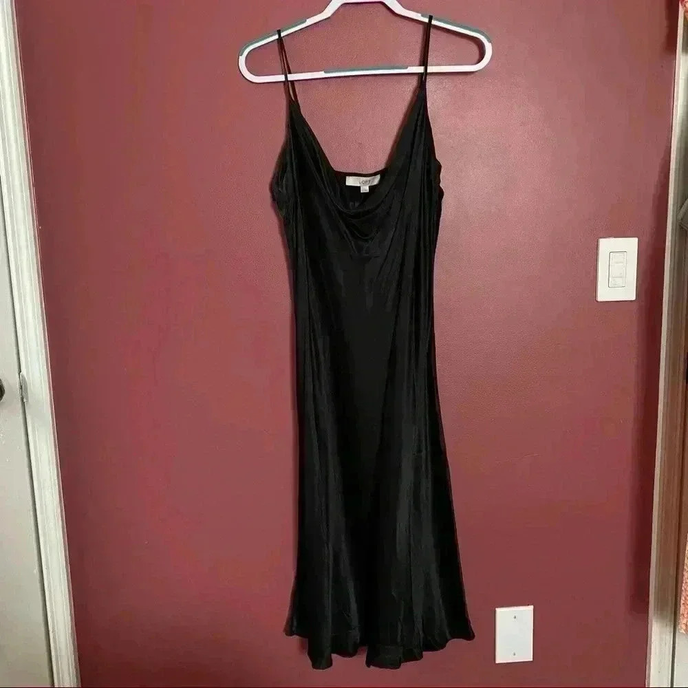 Loft Black Dress NWT
